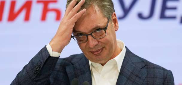 Serbia's political veteran Vucic outplayed all opponents. Then came the students