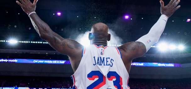 LeBron James is in Philly and that's a good thing. The 76ers title hopes still ride on Joel Embiid