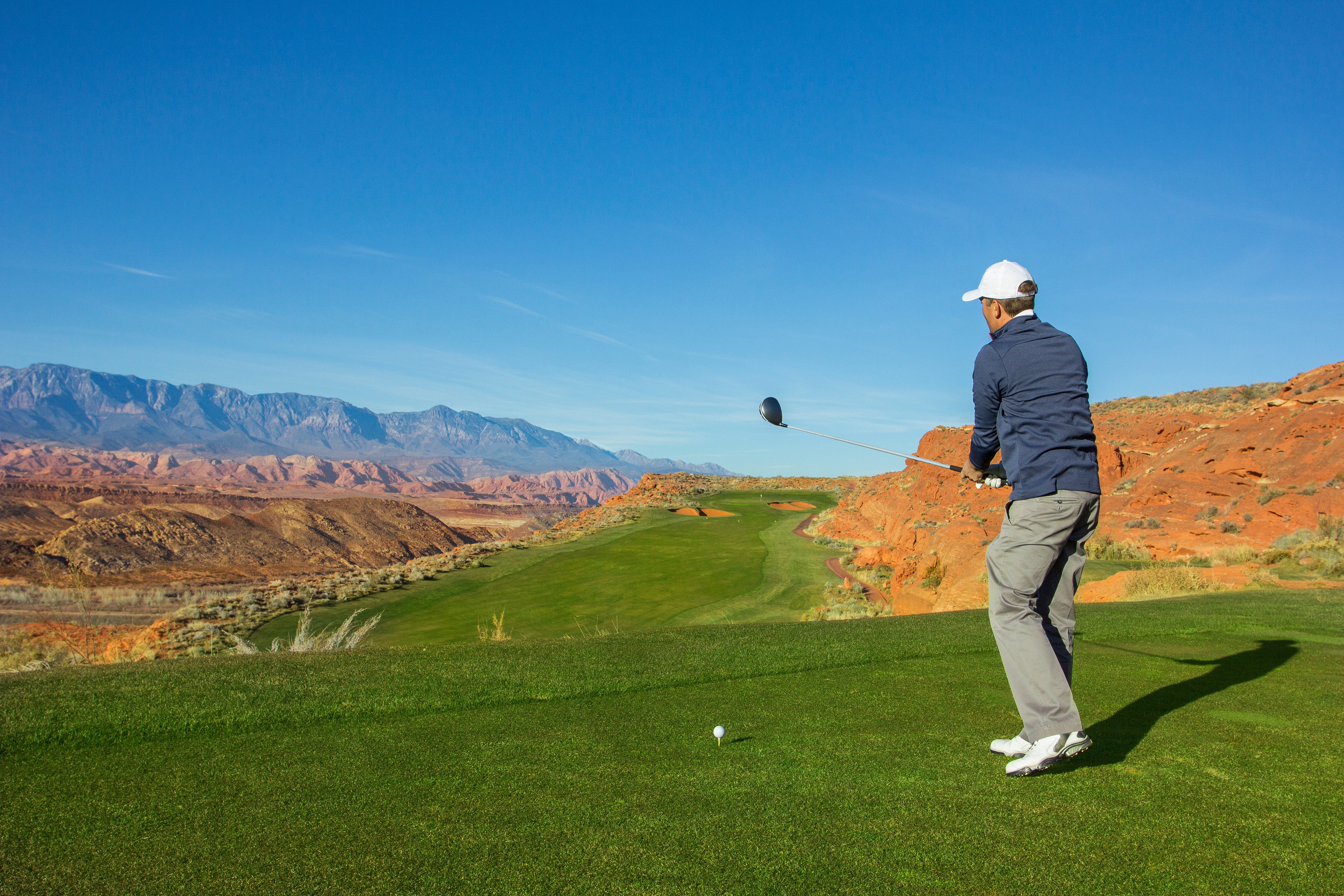 Southern Utah is one of the few places you can golf and snowboard in the same day.