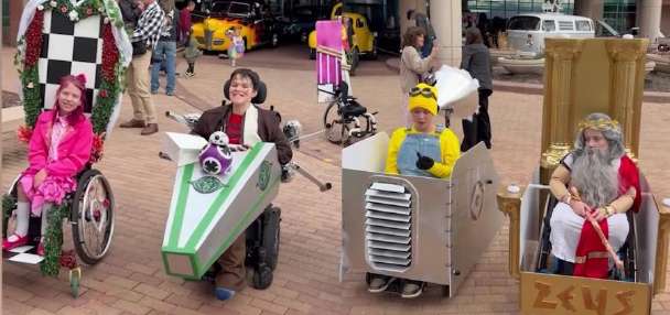 Shriners of Salt Lake City makes Halloween memorable for kids in wheelchairs