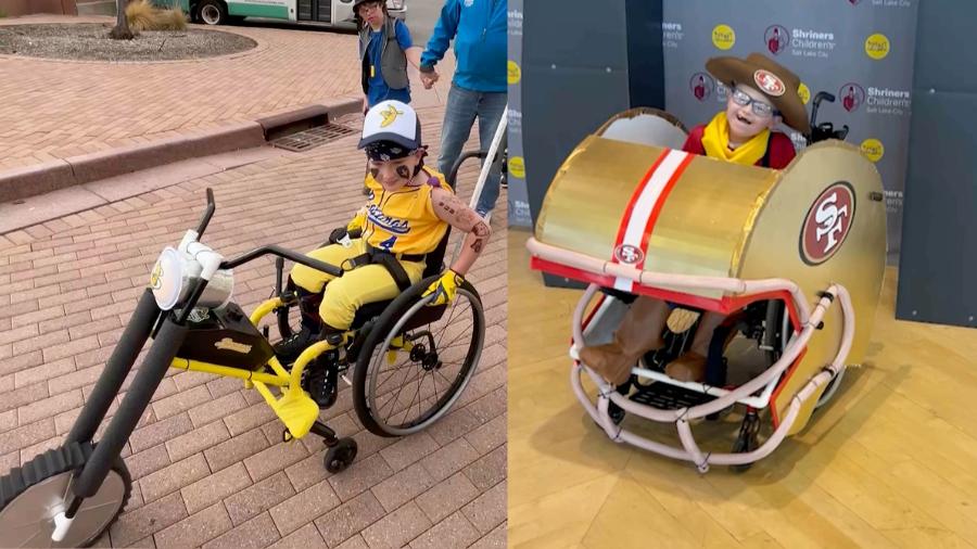 Shriners of Salt Lake City makes Halloween memorable for kids in wheelchairs