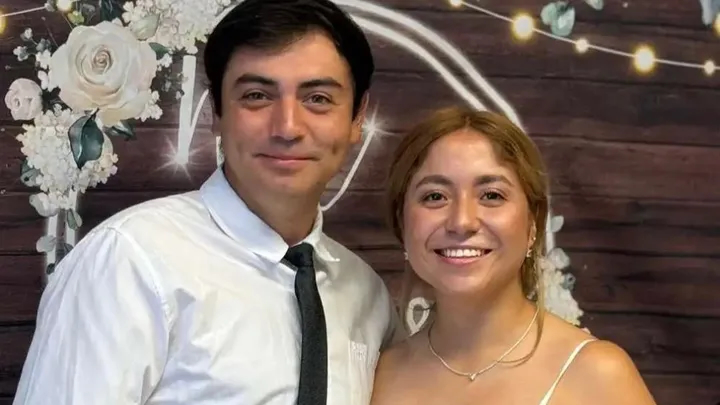 Protestors gathered Saturday, Oct. 24, 2026, in Ogden to protest the detention of Javiera Galvez, right, and Pablo Oyarce on Oct. 22, 2026, in Riverdale. Galvez has since been released.