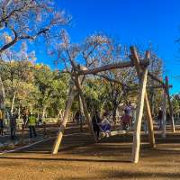 Liberty Park's century-old playground gets a revamp — and a new squirrelly new mascot