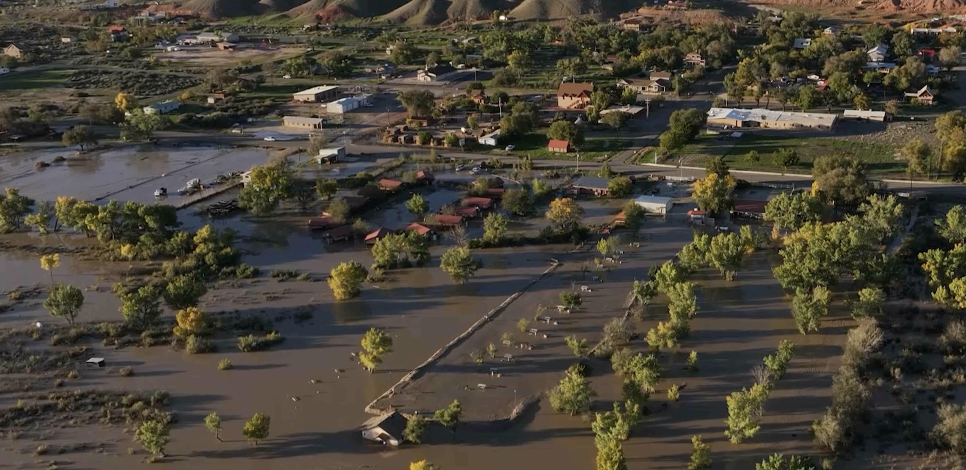 7 homes, 4 businesses flooded in Bluff as residents return after evacuation
