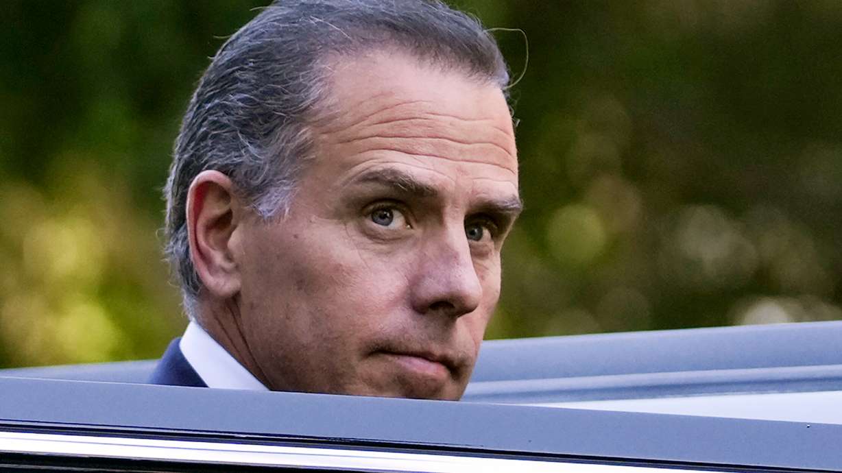 Hunter Biden steps into a vehicle as he leaves federal court, Sept. 5, 2024, in Los Angeles. A federal judge on Tuesday scolded the Justice Department for its unorthodox handling of a criminal case against two former FBI officials related to Hunter Biden's discarded laptop.