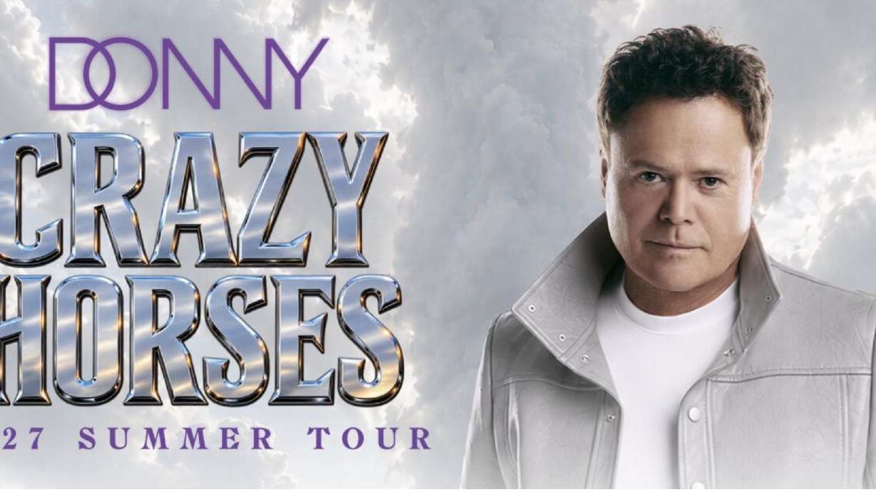 Donny Osmond announced his newest national music tour, "Crazy Horses 2027 Summer Tour," which will conclude with two shows in Salt Lake City.