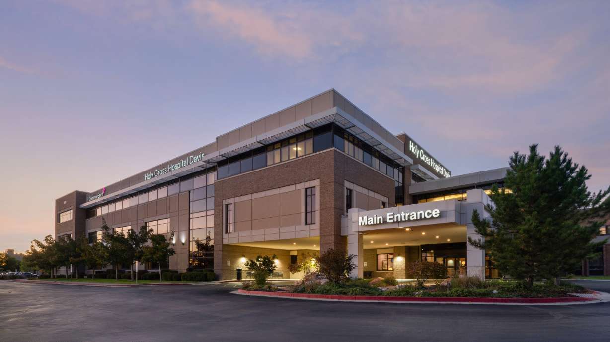 A ribbon cutting ceremony was held on Wednesday in celebration of a new pediatric unit opening at Holy Cross Hospital's Layton location.