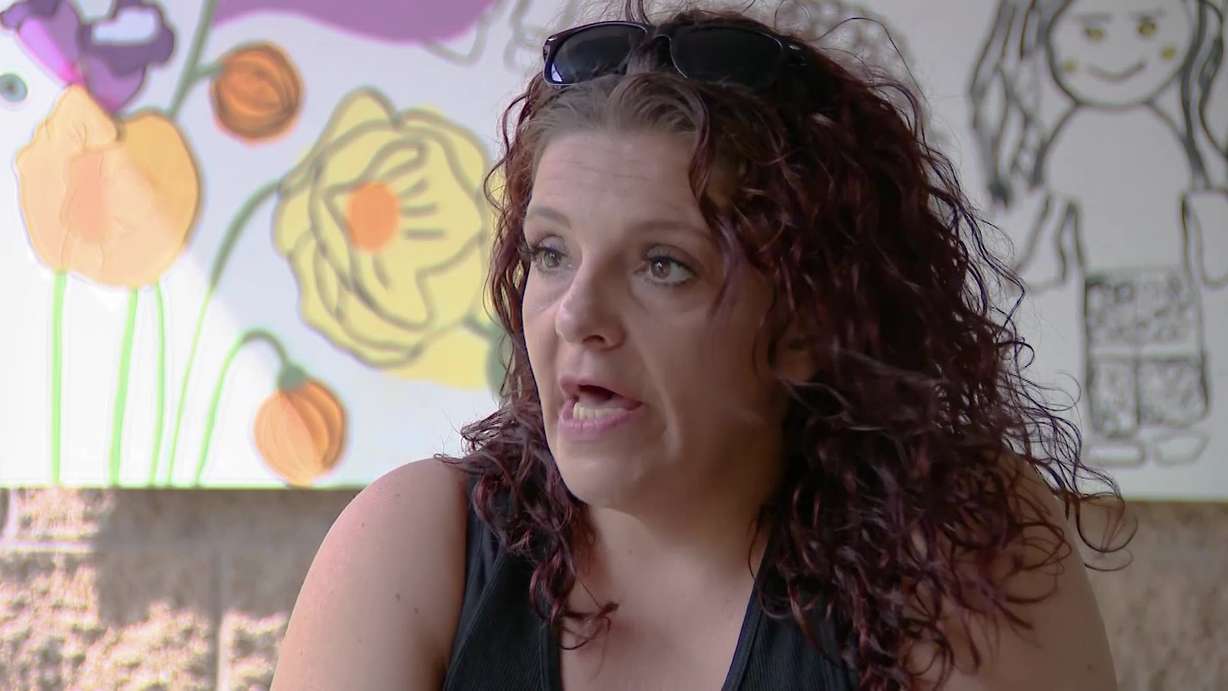 Jessica Burton speaks with KSL, Tuesday. Burton lost $160 she loaded onto a prepaid Walmart debit card.