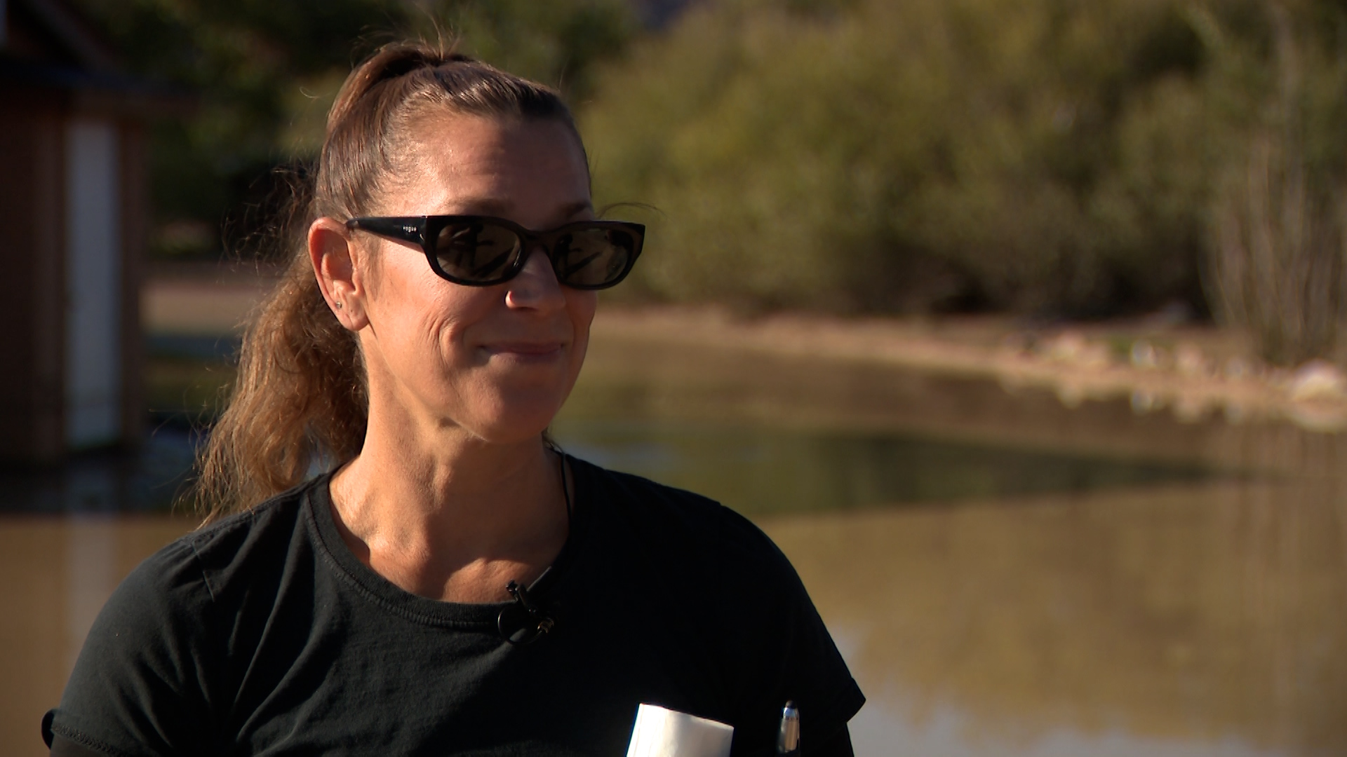 Melanie Kranz, Owner of Bluff Gardens, is pictured.