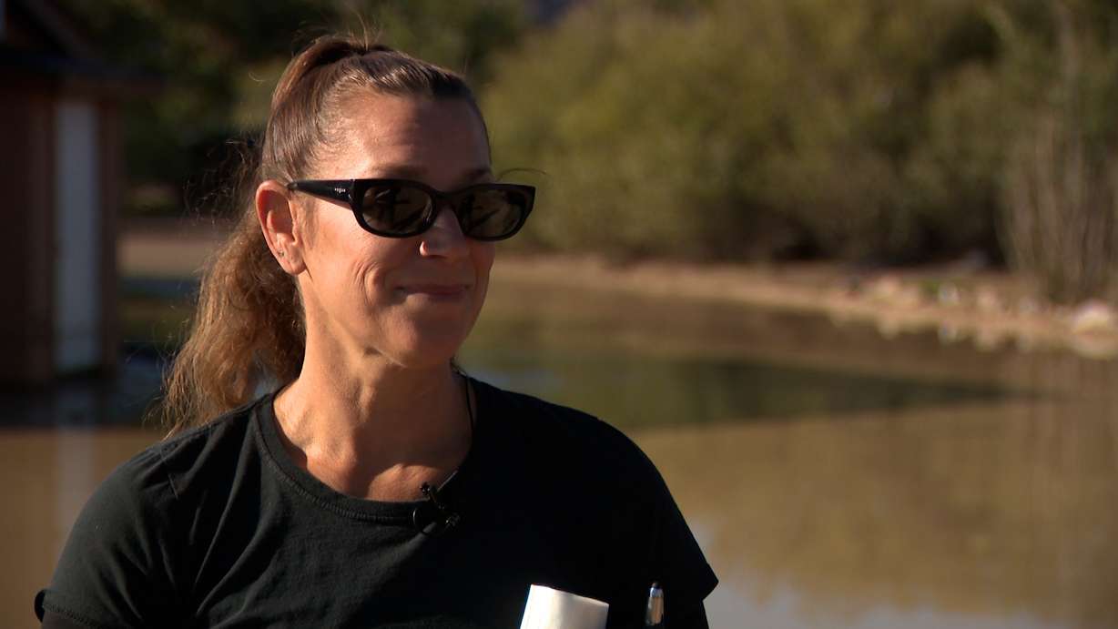 Melanie Kranz, Owner of Bluff Gardens, is pictured.