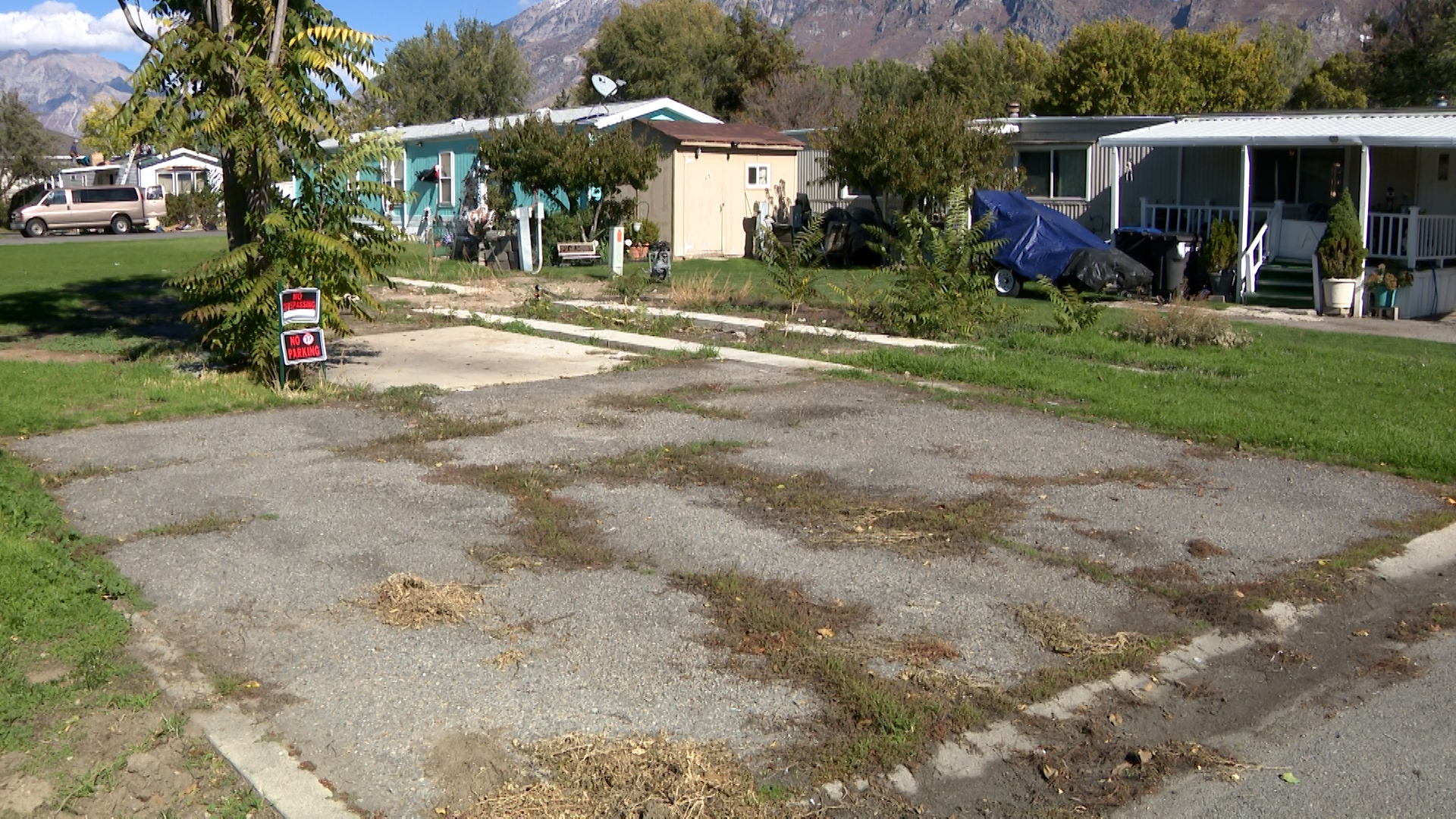 Shady Acres mobile home park in Provo is pictured on Tuesday.