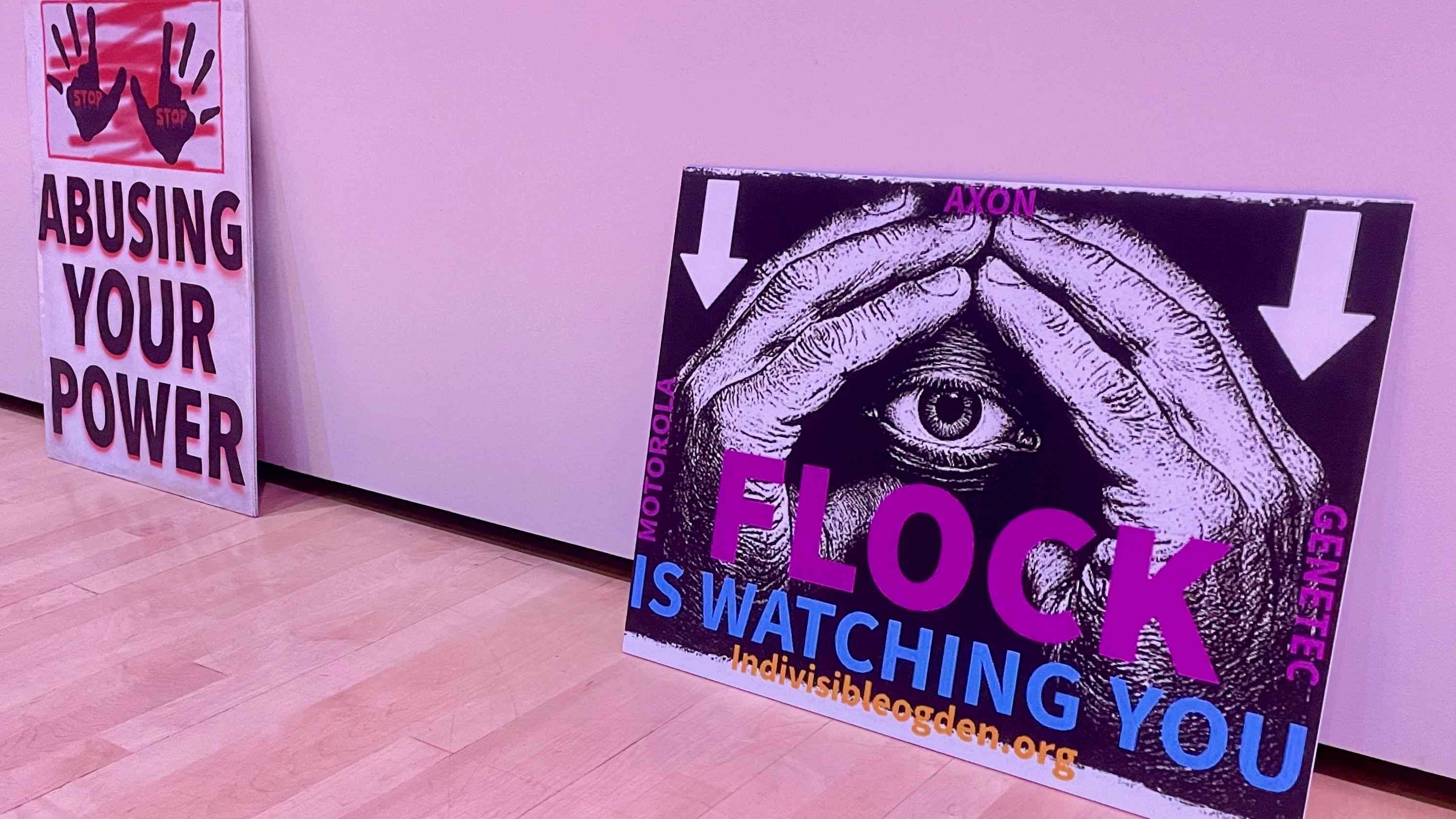 Controlling the use of license-plate readers may be more feasible than eliminating them, Clark Dice of Utah Civic Compact told a gathering Tuesday at Pleasant Valley Branch library in Washington Terrace.