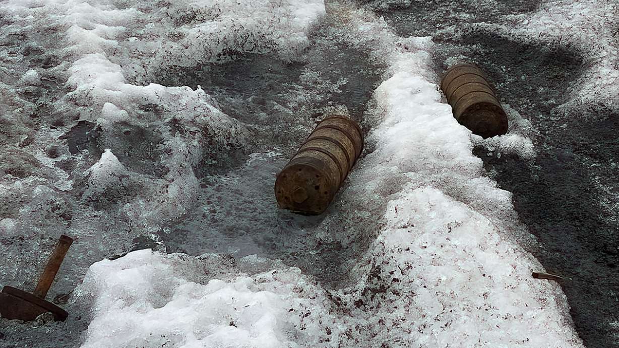 The munitions had been buried by snow for more than 100 years.