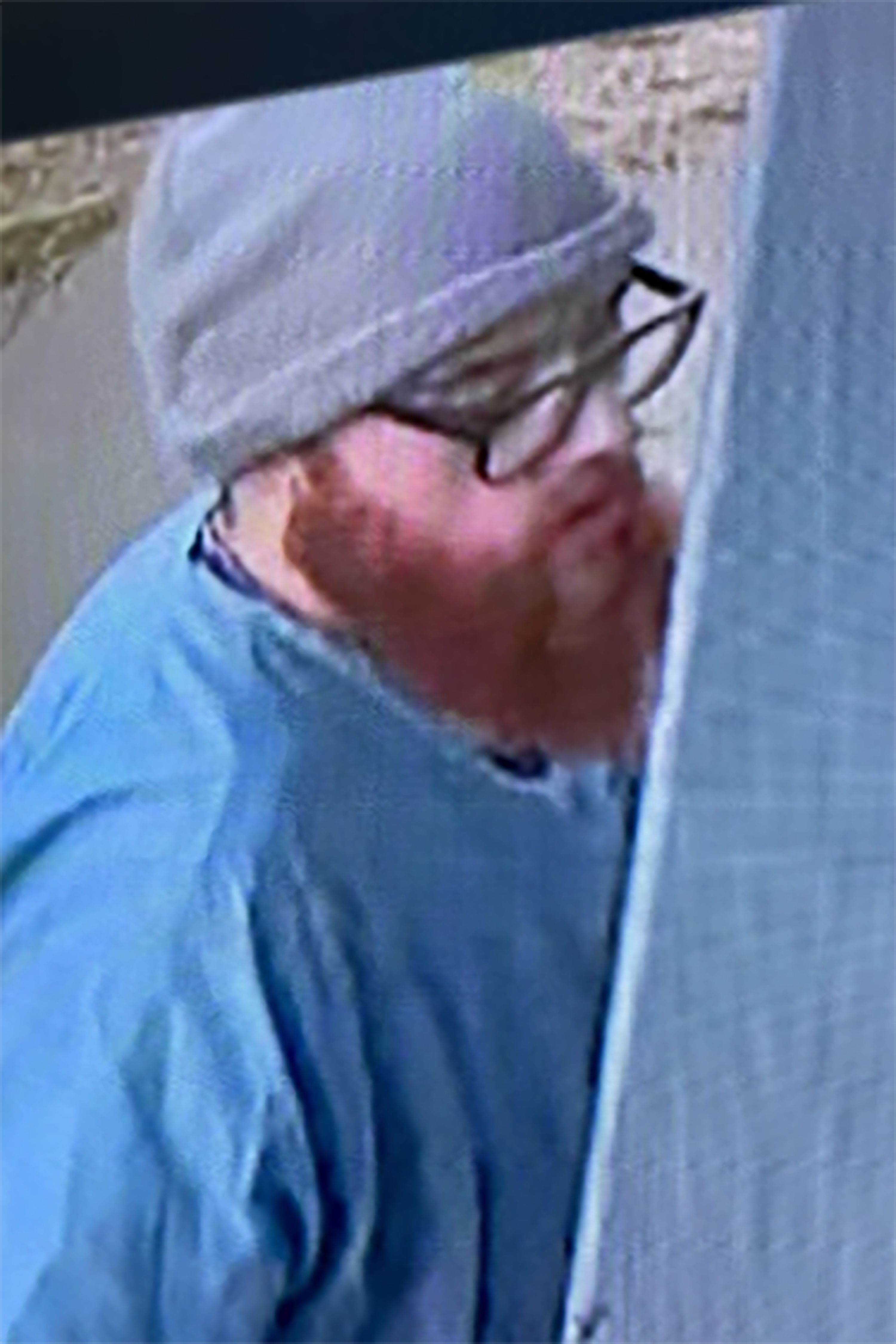 A photo from a wanted poster released Monday shows surveillance images of inmate Jacob Allen Morley taken during his escape late Sunday.