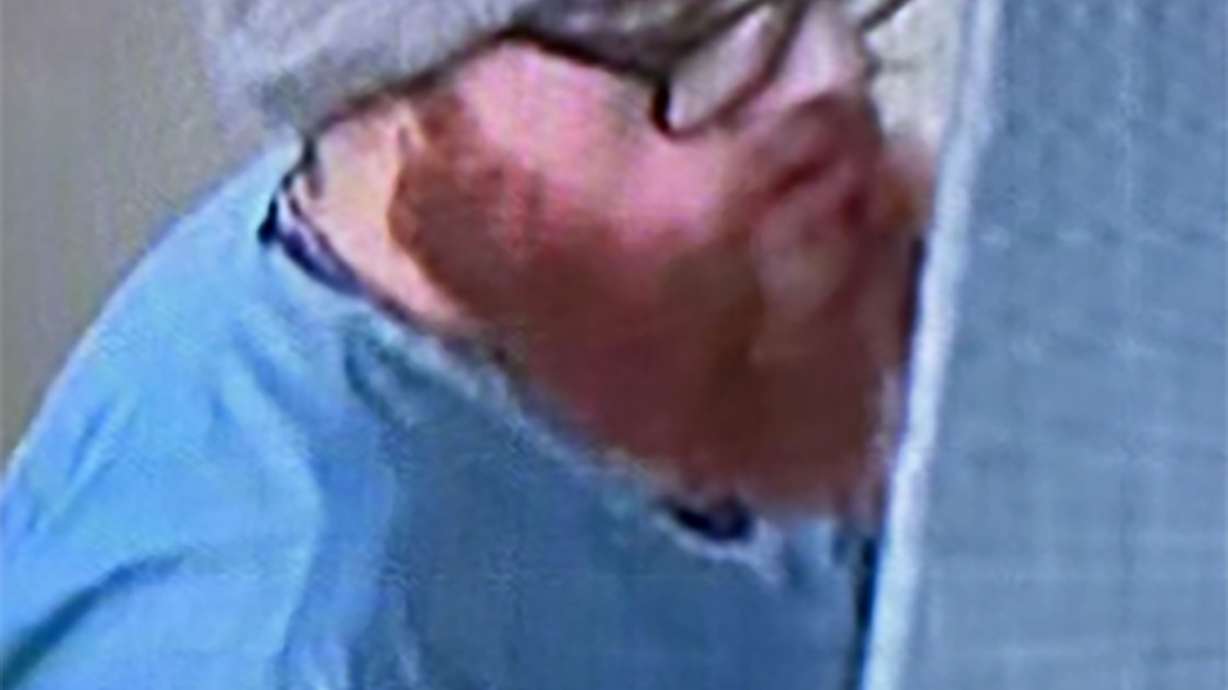 A photo from a wanted poster released Monday shows surveillance images of inmate Jacob Allen Morley taken during his escape late Sunday.