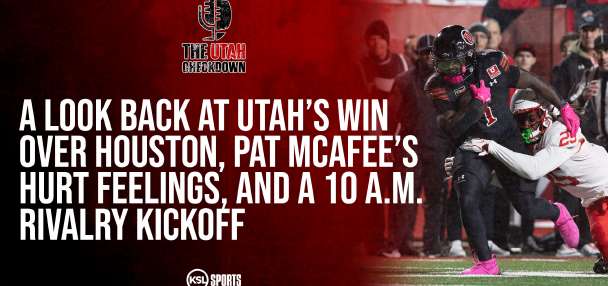 The Utah Checkdown podcast: Houston handled, Pat McAfee cries wolf, and a kickoff time nobody asked for