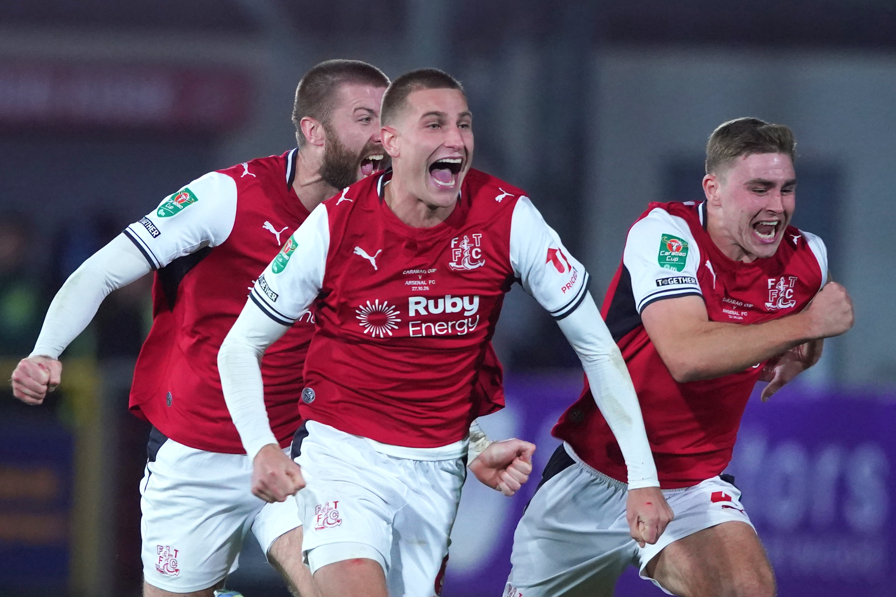 Fleetwood's Cod Army still reveling after pulling off major cup upset over Arsenal