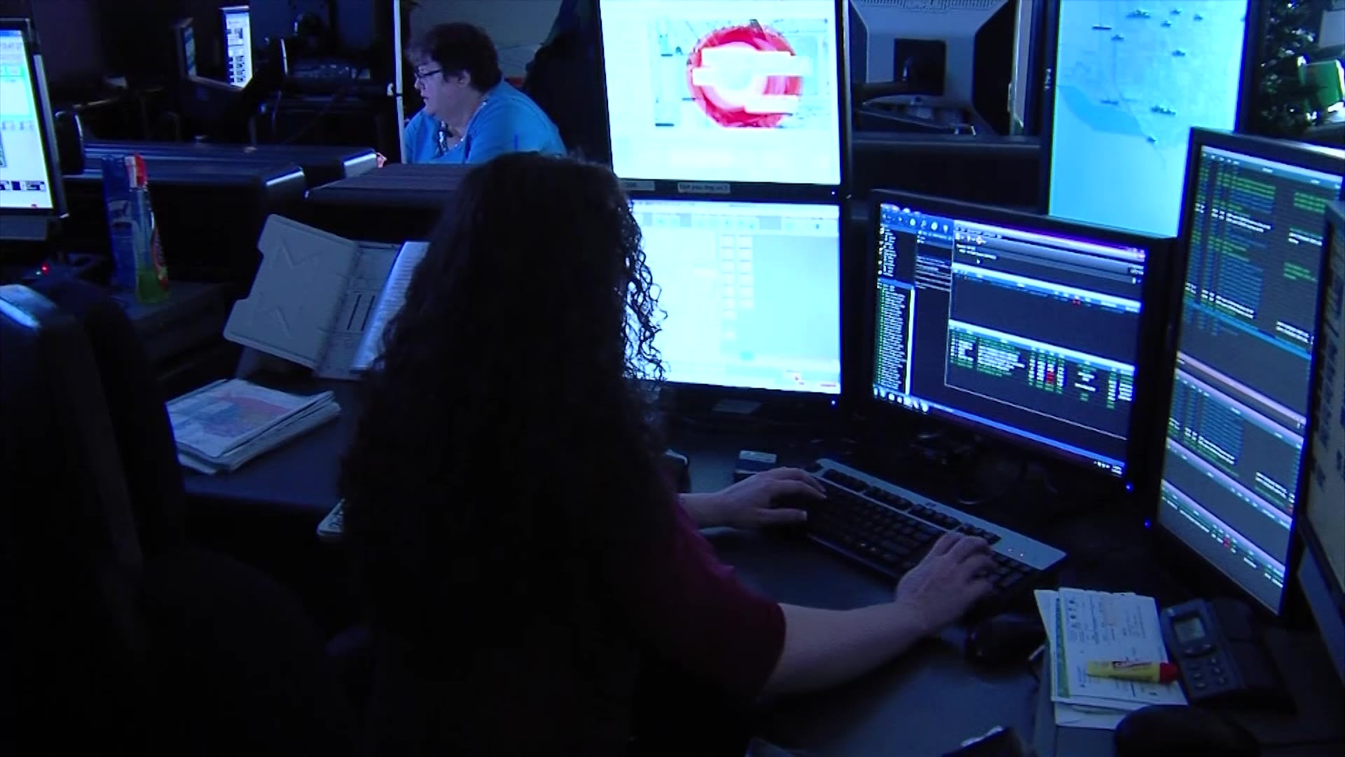 Inside the Salt Lake Valley Emergency Communications Center in Salt Lake City, Wednesday. The center will launch an AI assistant on Dec. 4 to answer routine non-emergency calls.