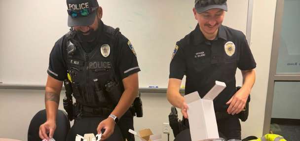 South Salt Lake police assemble, distribute care packages for homeless population