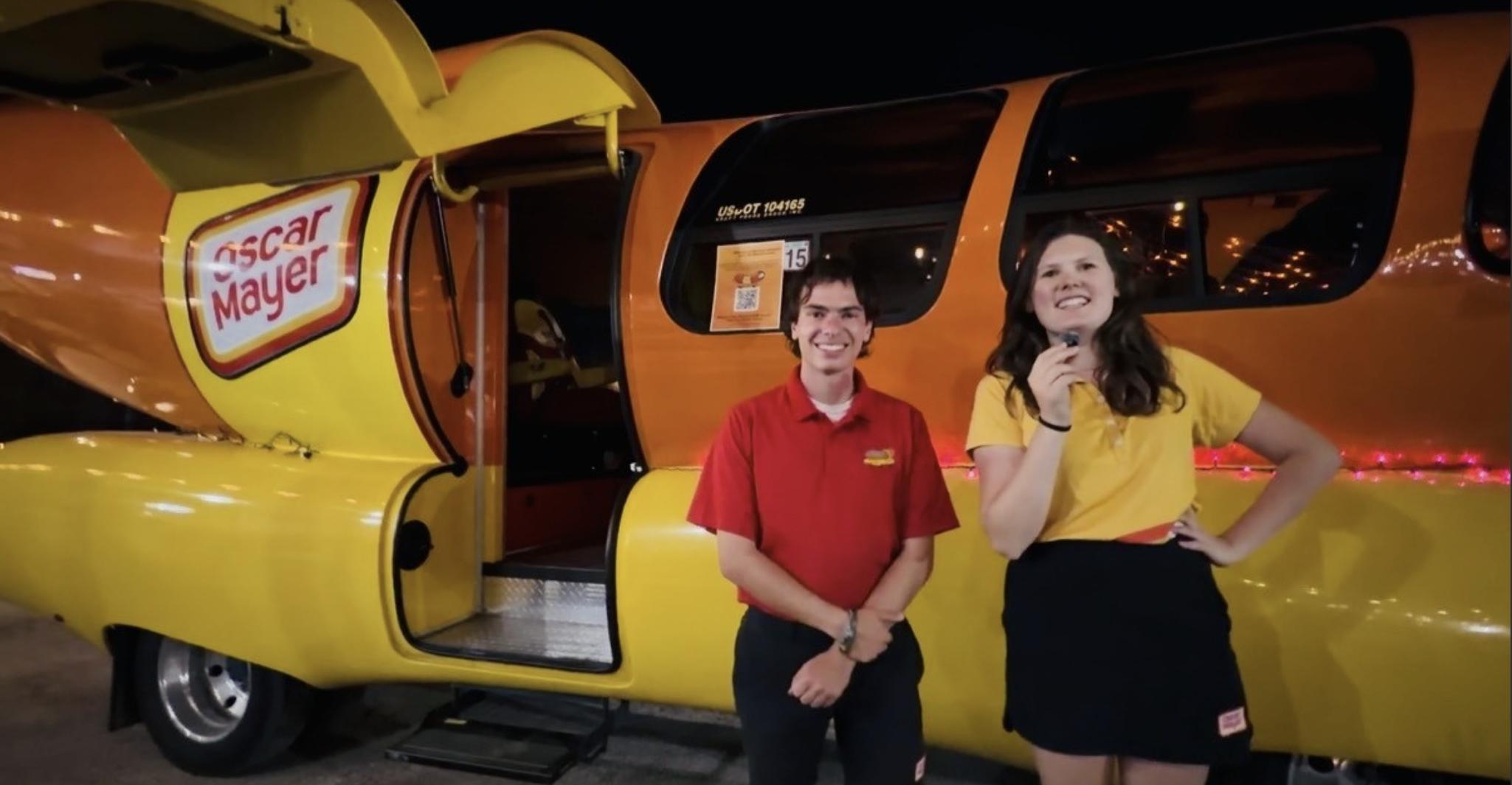Oscar Mayer Hotdoggers "All Beef Aiden" and "Lucky Dog Lauren" are bringing the Wiemermobile to several southern Utah locales this week.