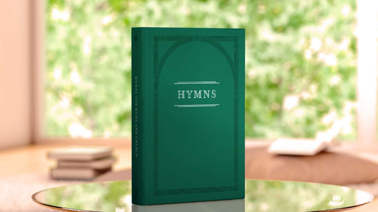 The cover of "Hymns for Home and Church" was included in the church newsroom statement on Thursday announcing eight new hymns.