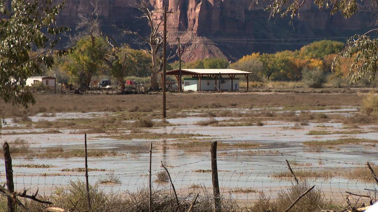 San Juan County flood victims seek help as Utah Lt. Gov. tours damage.