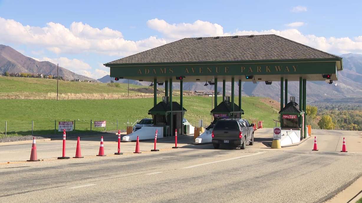 The toll booth where Ogden drivers may encounter a toll-troll.