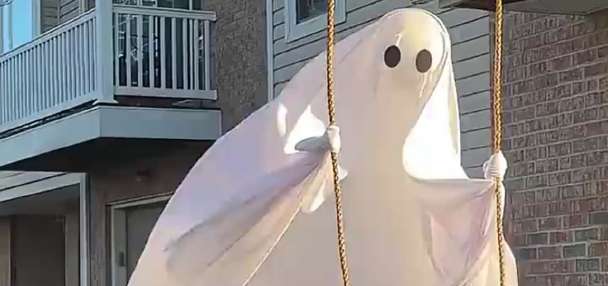 Have You Seen This? Swinging ghost looks almost human