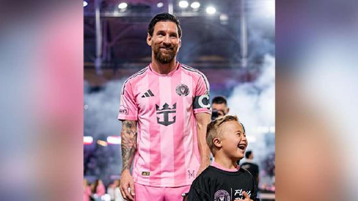 Huddy Droubay, a 5-year-old with Down syndrome from Syracuse, was invited along with his family to an Inter Miami Wednesday game where he got to meet David Beckham and walk Lionel Messi onto the field. His mom said that moments like these “mean everything” to her.
