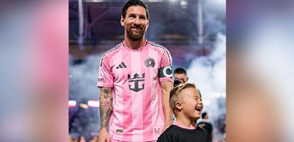 Utah 5-year-old with Down syndrome walks Messi on the field, scores goals with Beckham