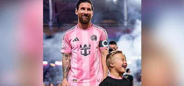 Utah 5-year-old with Down syndrome walks Messi on the field, scores goals with Beckham