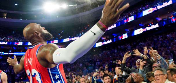 LeBron James is 41 and feeling young in Philly. He had his best game yet with the 76ers