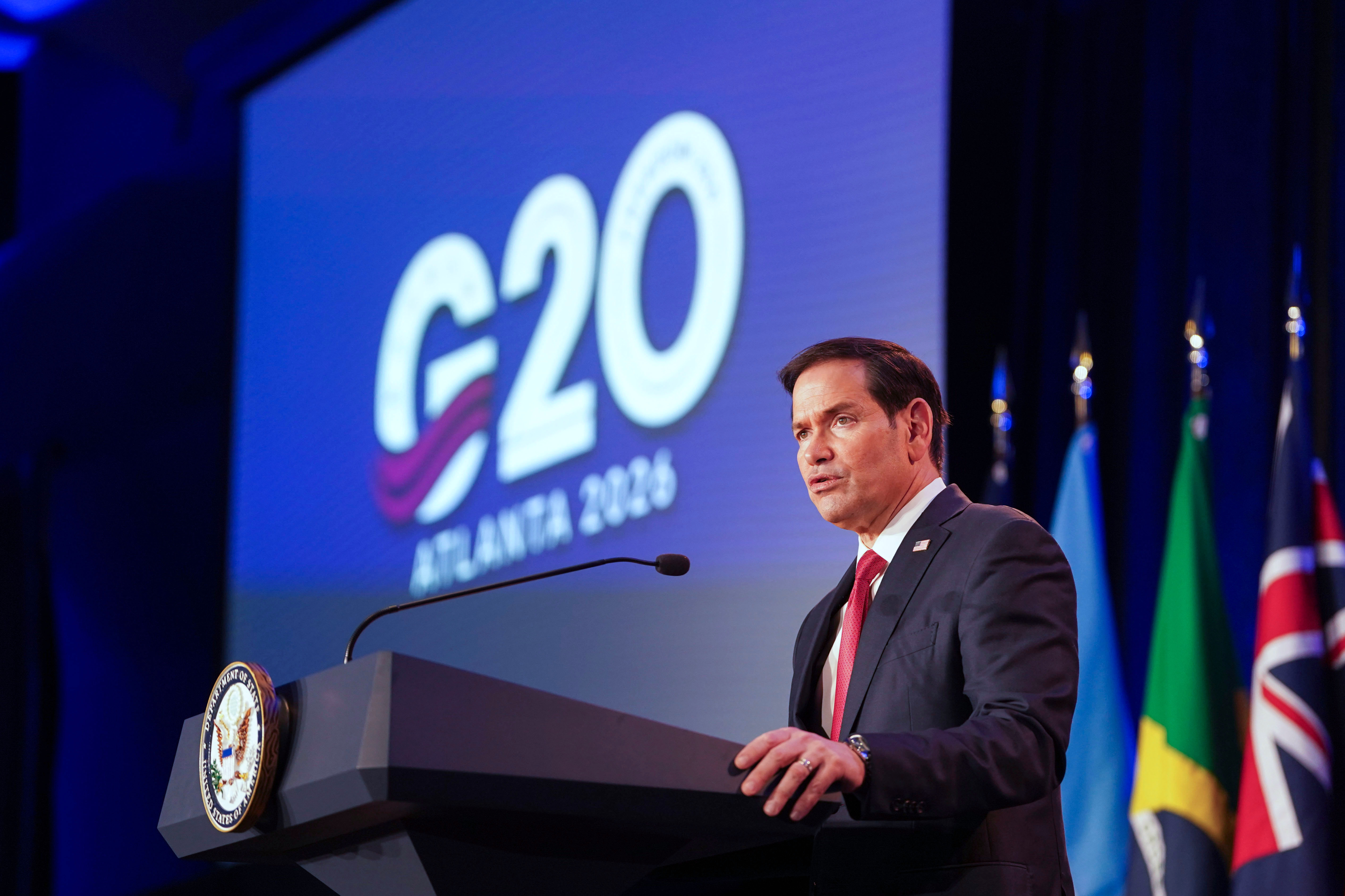G20 foreign ministers in Atlanta meeting head to an ending without consensus on key issues