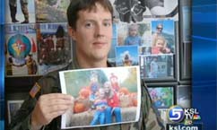 Airman delighted with surprise trip home 