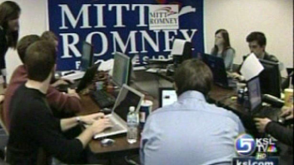 Romney's Iowa campaign office making final push