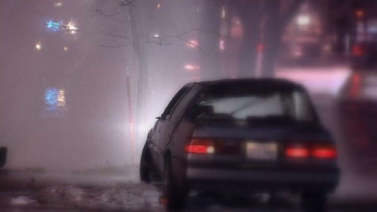 Suspects fleeing police hit fire hydrant