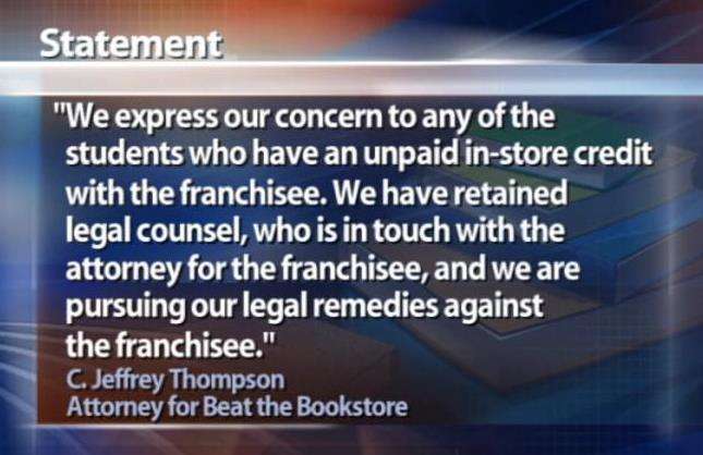 Beat the Bookstore president resigns