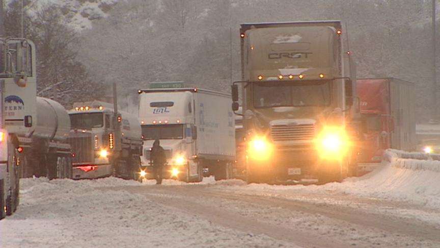 Storm slows traffic across the Wasatch Front