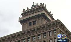 Replica of historic weather tower erected in downtown SL