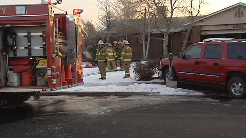Family safe after fire damages home