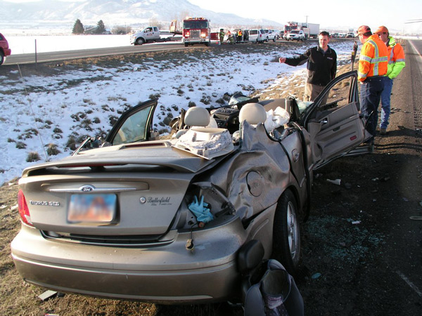 Road rage blamed for 4-car pileup