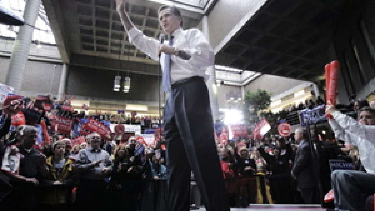 One down for Mitt Romney