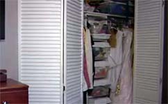 Resident beats burglars at hide-and-seek