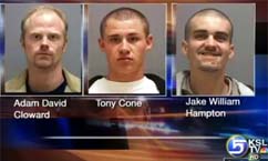 Resident beats burglars at hide-and-seek