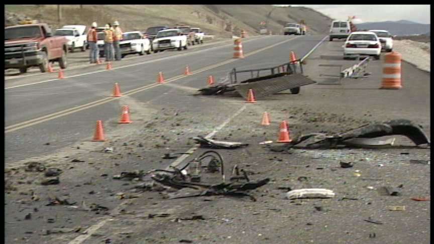 Dump Truck Kills Woman in Violent Crash