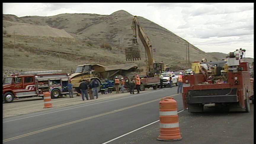 Dump Truck Kills Woman in Violent Crash