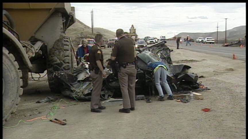 Dump Truck Kills Woman in Violent Crash