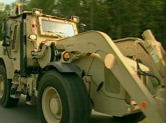Military's newest weapon is a backhoe unlike any other