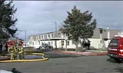 Crews battle fire at West Valley apartment