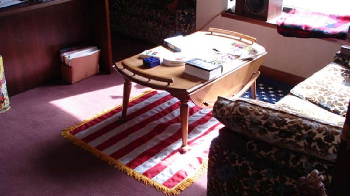 Flag Used as Rug -- Disrespect or Free Speech?